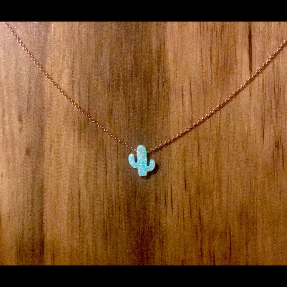 Jewelry - Opal Cactus Necklace